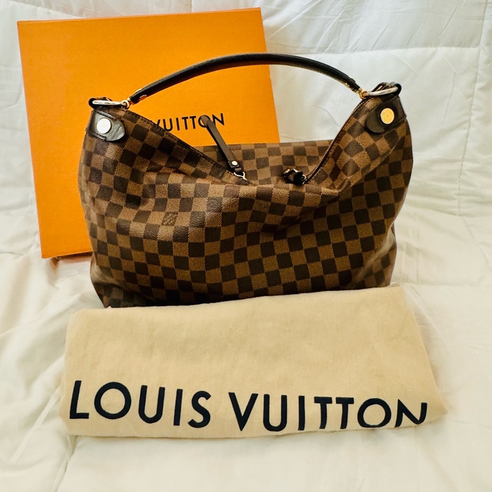 COPY - Authentic Louis Vuitton Duomo Hobo Used comes with box and dust bag